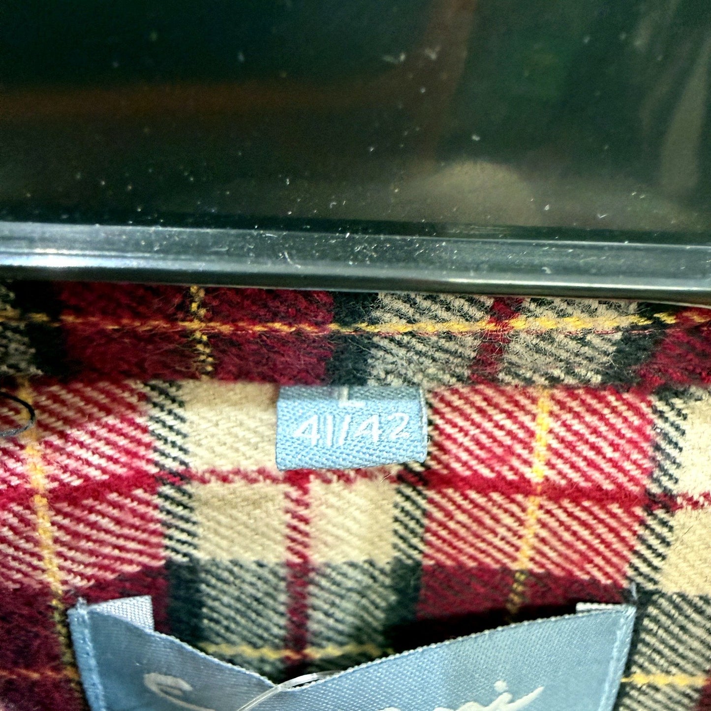 Modern Man Mens Plaid Flannel Shirt Multi Color Cotton Button-Down Size L NEW