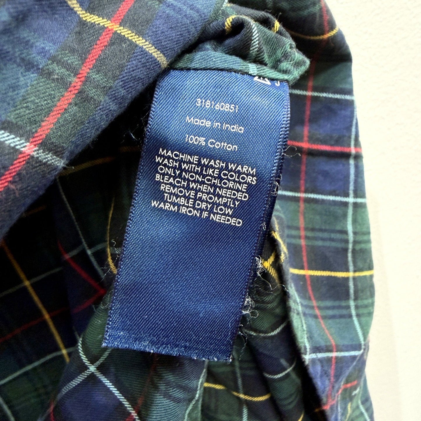 Ralph Lauren Womens Plaid Button Front Dress with Ruffled Hem in Multi Color