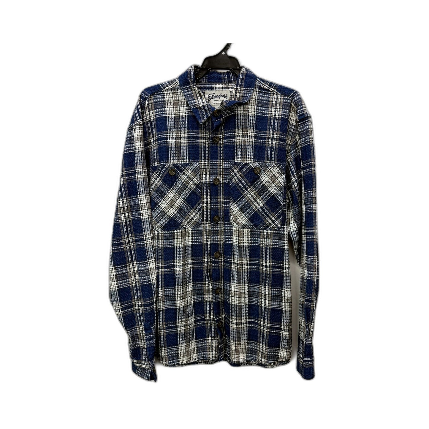 The Stronghold Mens Plaid Flannel Shirt in Multi Color & - Size M