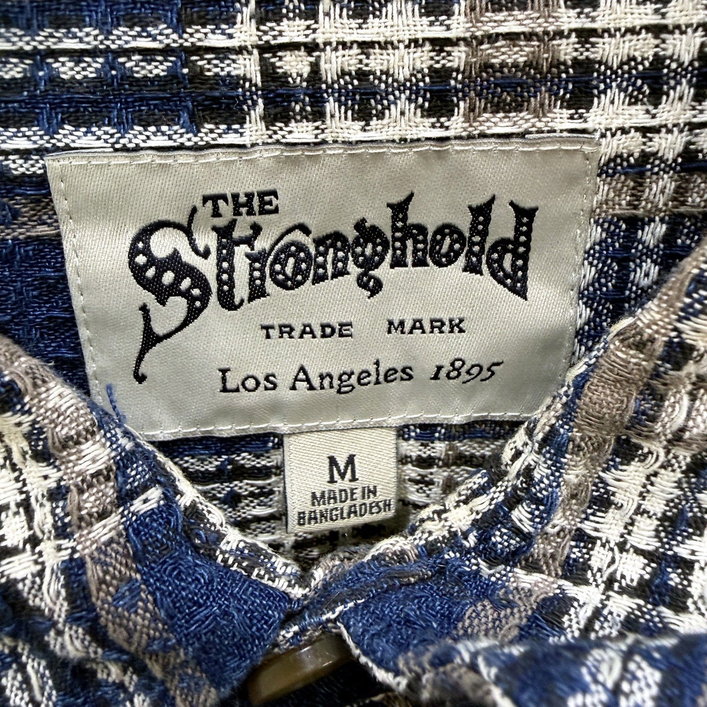 The Stronghold Mens Plaid Flannel Shirt in Multi Color & - Size M