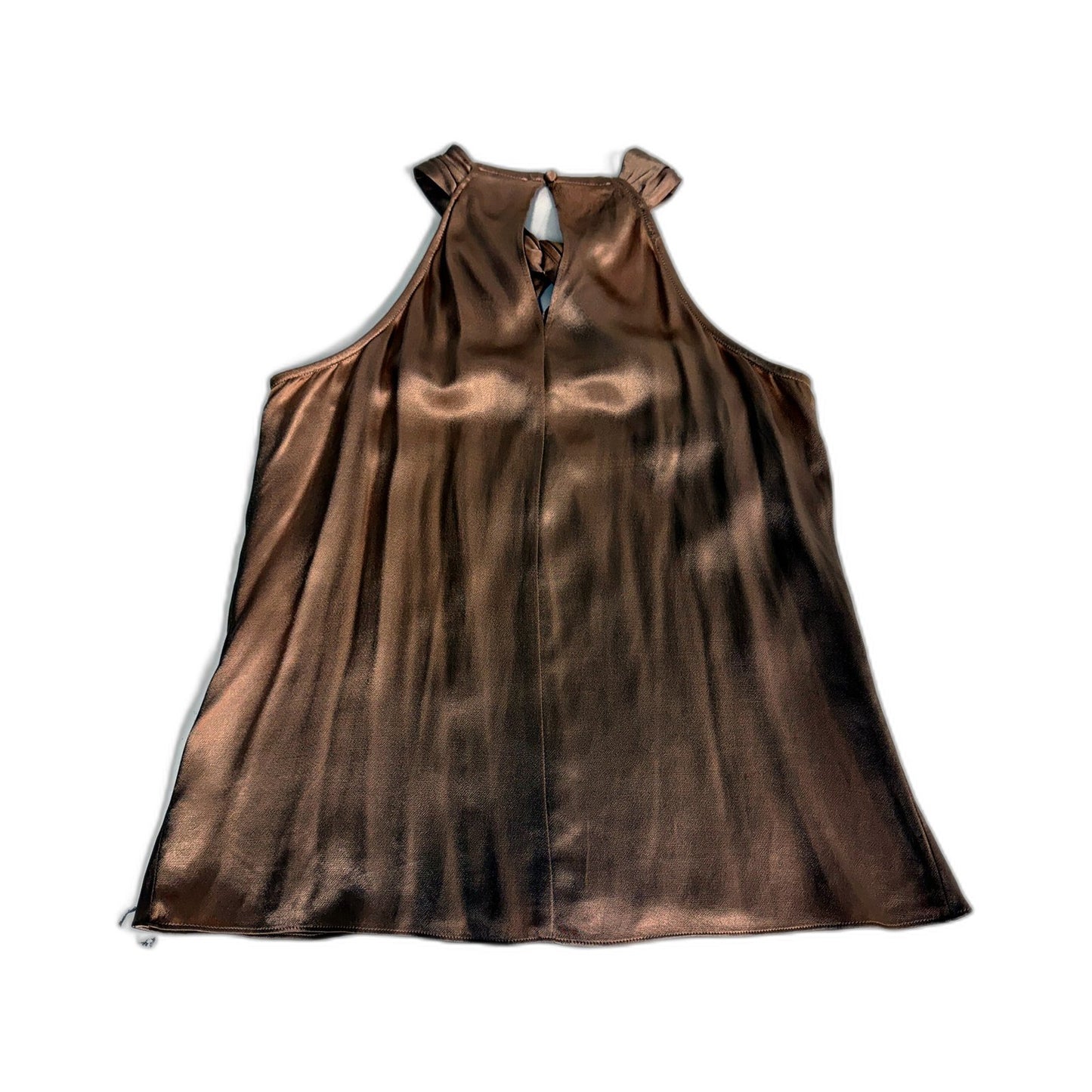 Forever New Womens Halter Top Sleeveless Tan Brown Blouse Size 8