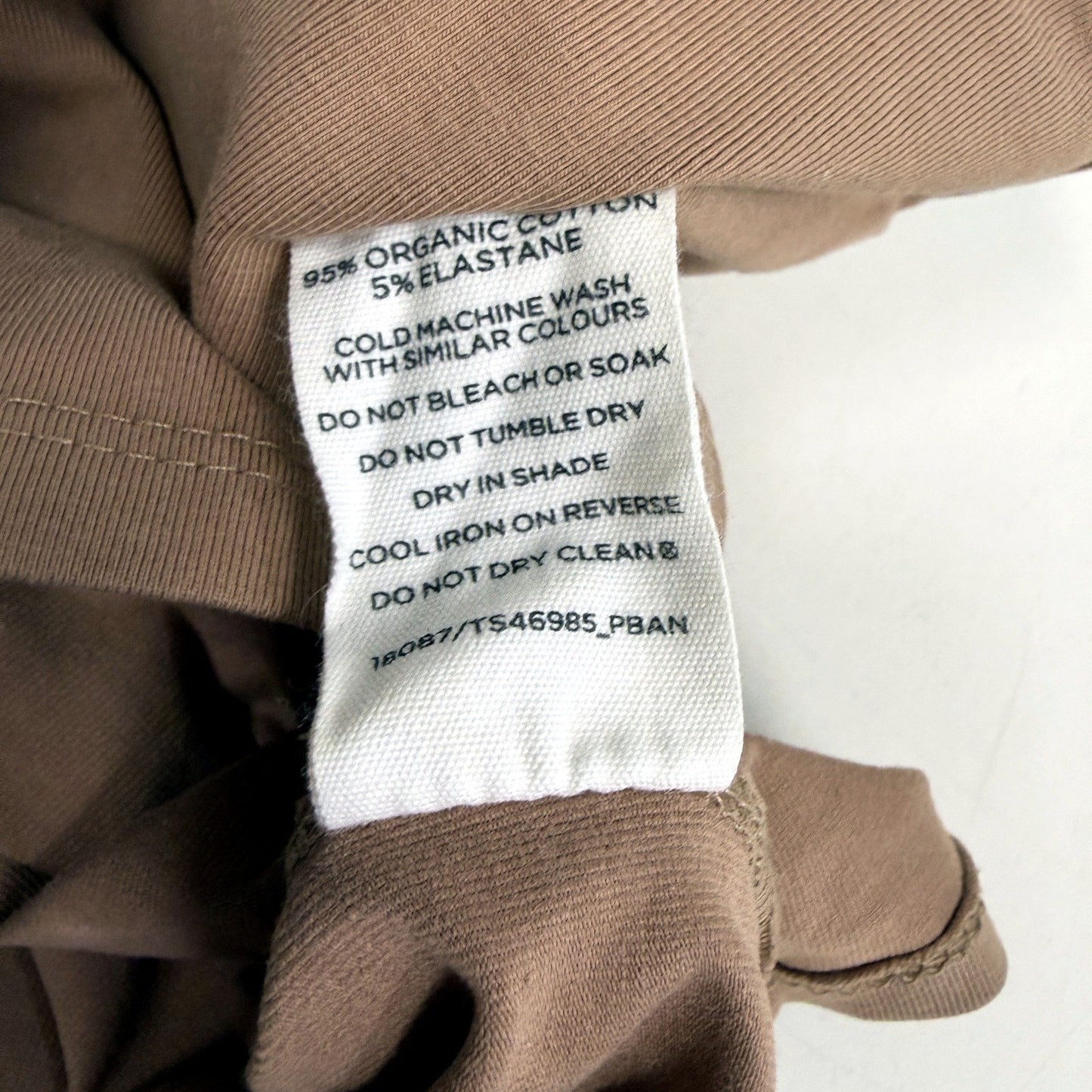 Glassons Womens Organic Cotton Elastane Crop Top in Brown, Size XS