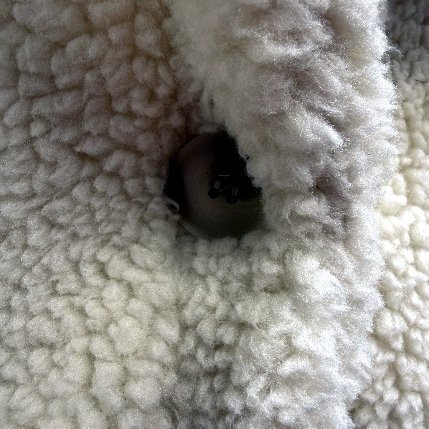 Petal + Pup Womens Teddy Coat Fuzzy Cozy Pullover Sweatshirt Jacket White/Cream