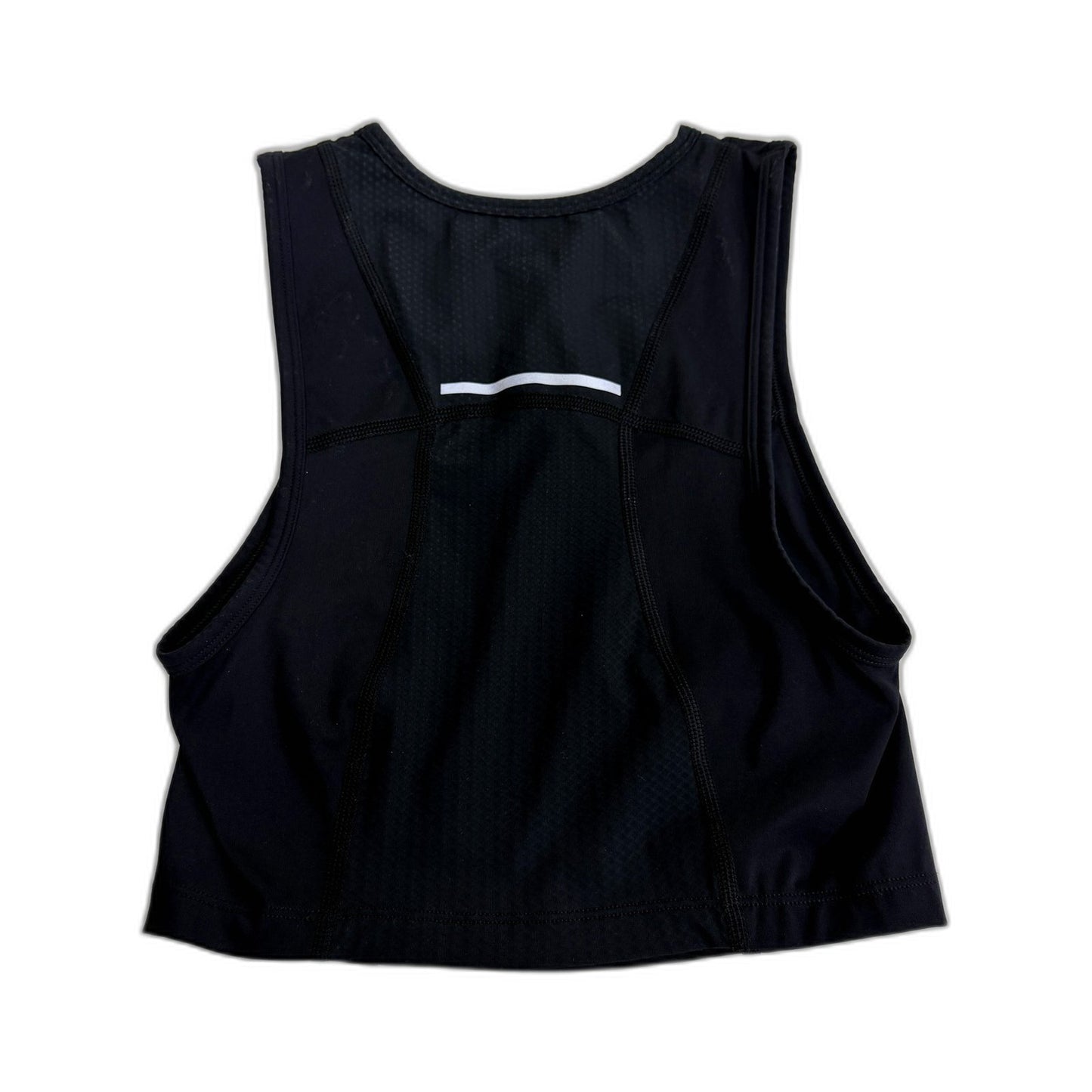 2XU Womens Breathable Moisture-Wicking Workout Tank Top in Black for Petite