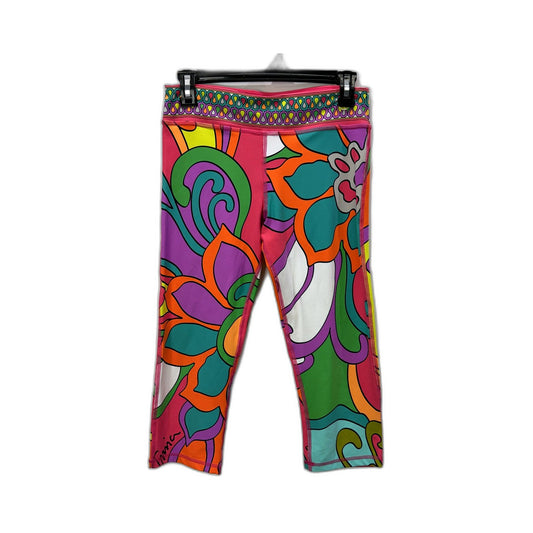 Trina Turk Womens Colorful Abstract Print Leggings in Size 10