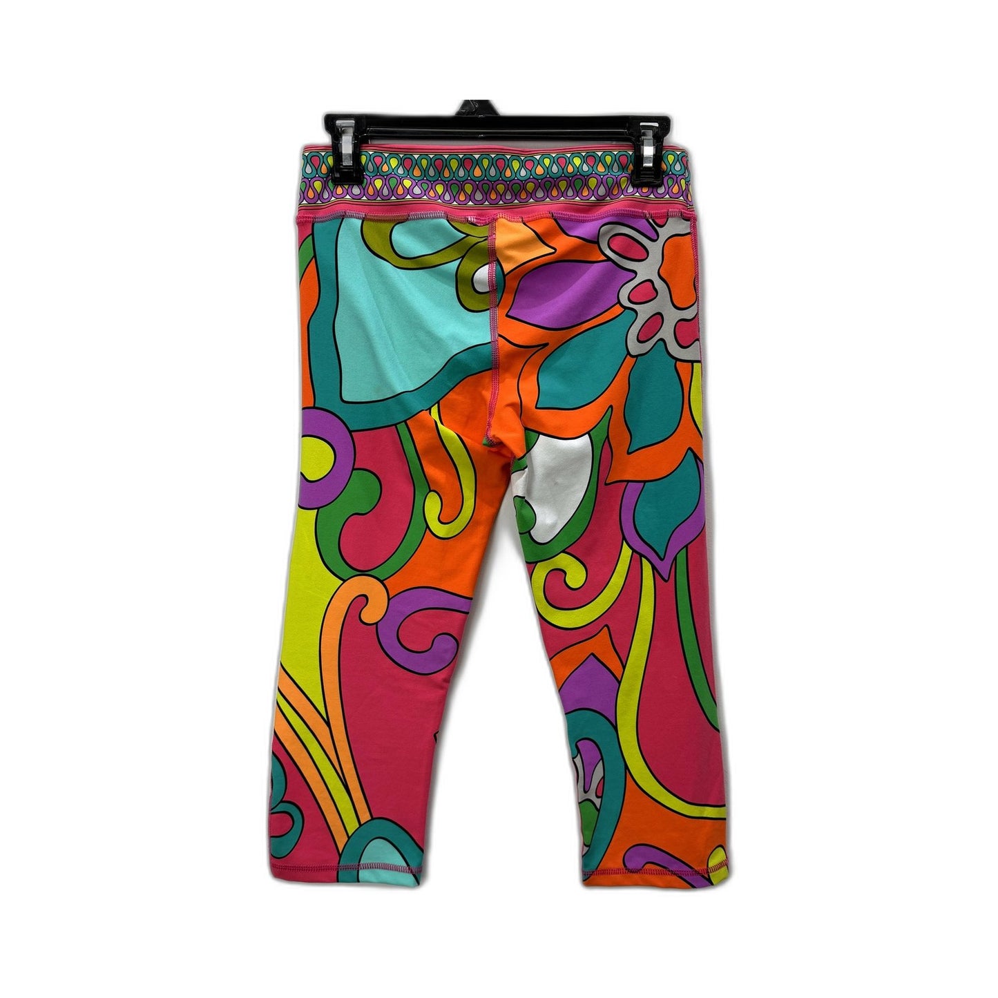 Trina Turk Womens Colorful Abstract Print Leggings in Size 10