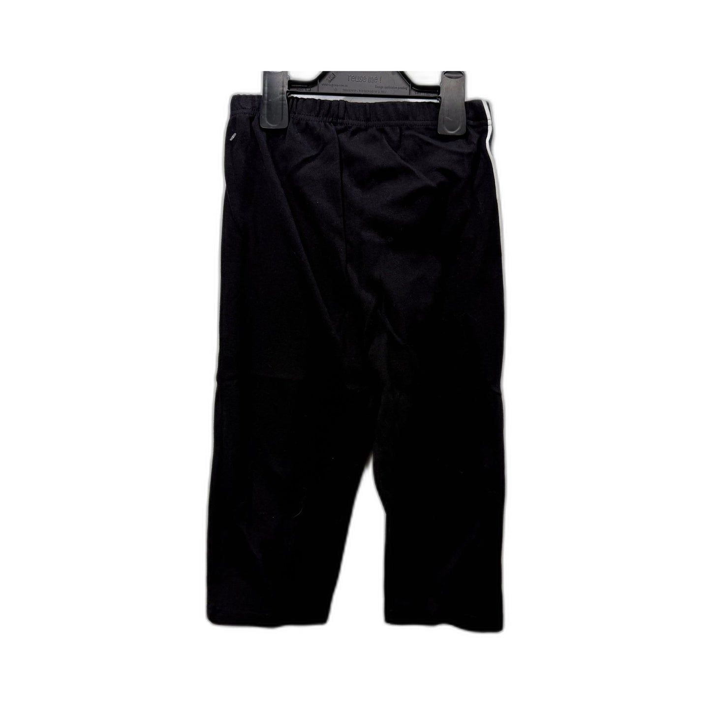 adidas Womens Black Cotton Activewear Tights - Size S