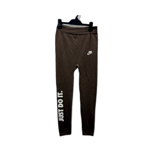 Nike Womens High Waisted Brown Leggings Size 10/12 NEW