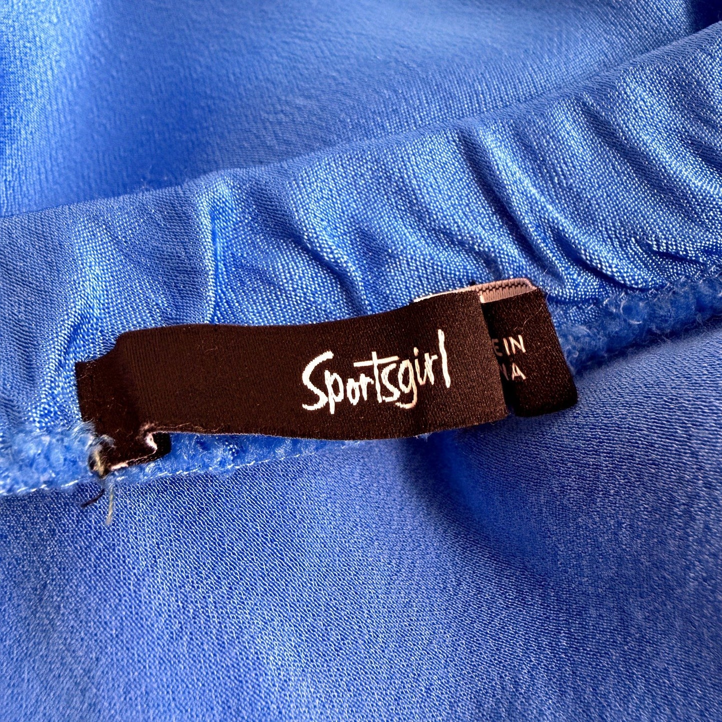 Sportsgirl Womens Blue Flowy Maxi Skirt with Elastic Waist - Size 12