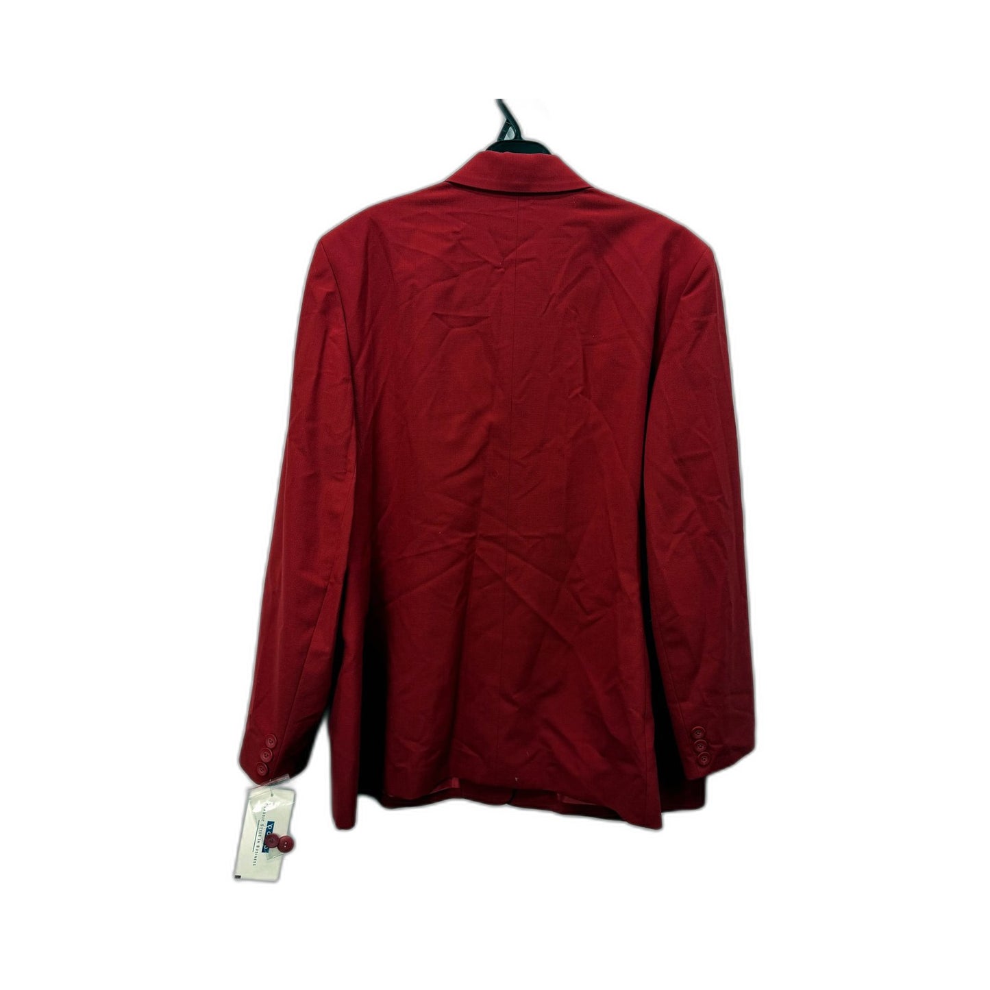 Dowd Womens Red Wool Polyester Casual Lightweight Blazer Size 20 NEW