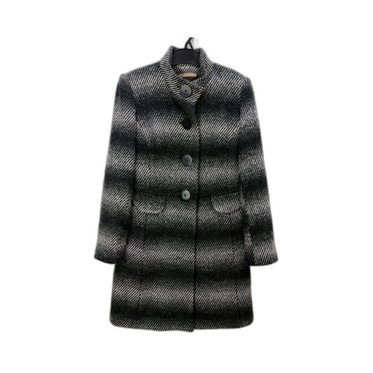 United Womens Wool Blend Striped Coat - Warm Winter Outerwear for Ladies