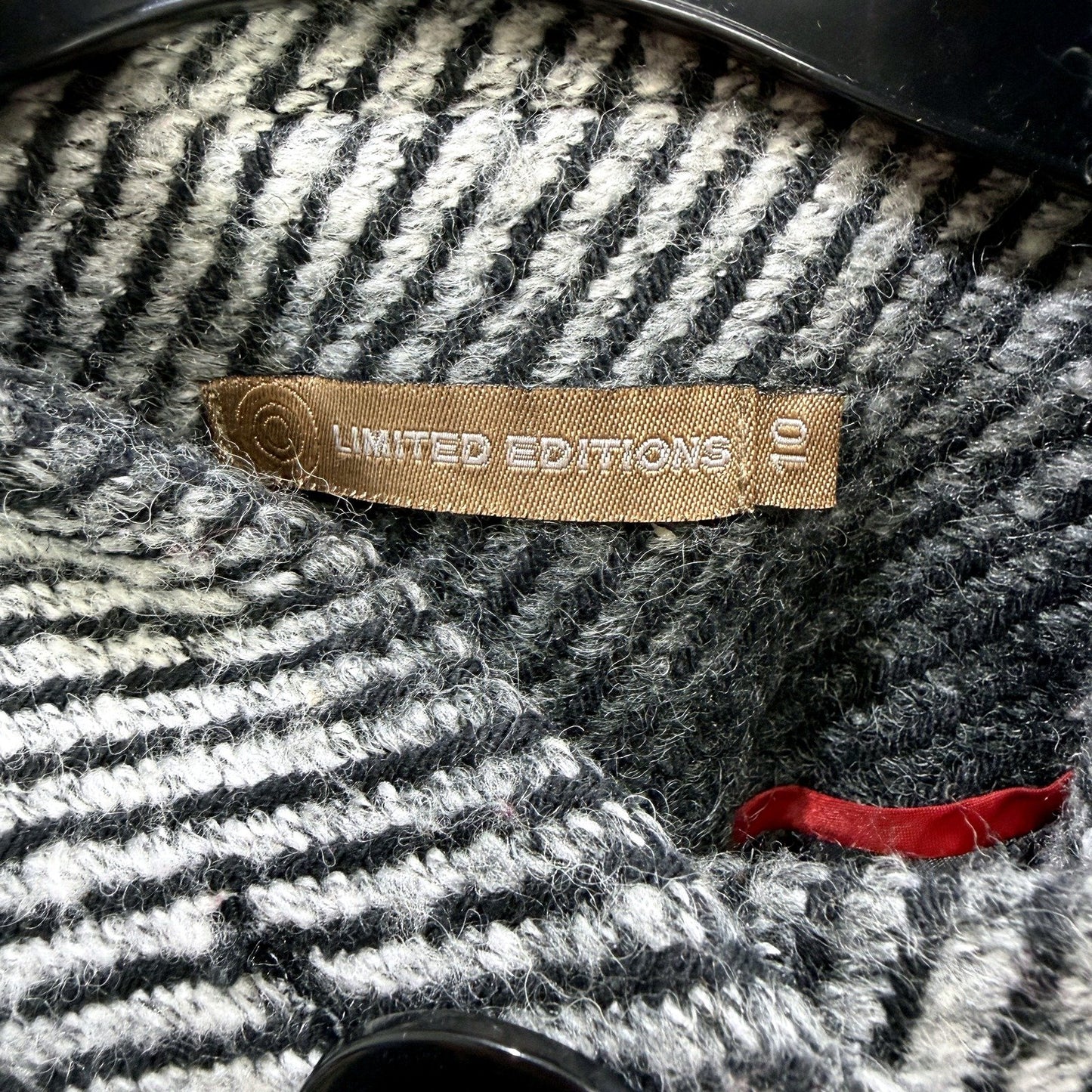 United Womens Wool Blend Striped Coat - Warm Winter Outerwear for Ladies