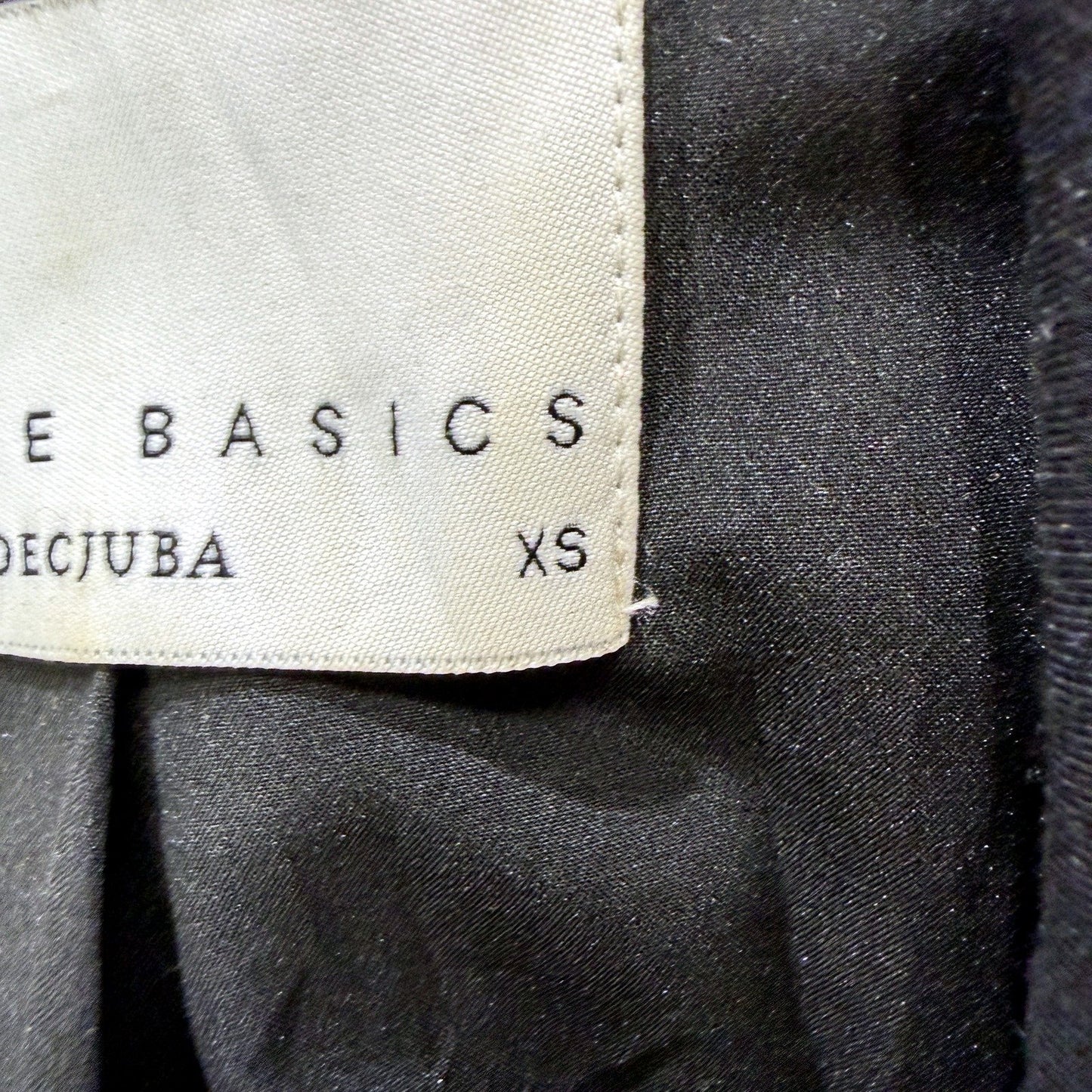 D-Luxe Basics Womens Black Lightweight Tailored Stretch Blazer Size XS