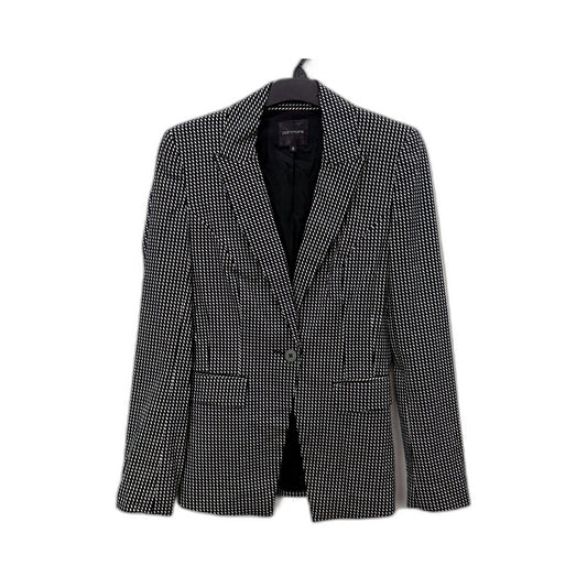 Portmans Womens Houndstooth Blazer in Black and White, Size 6