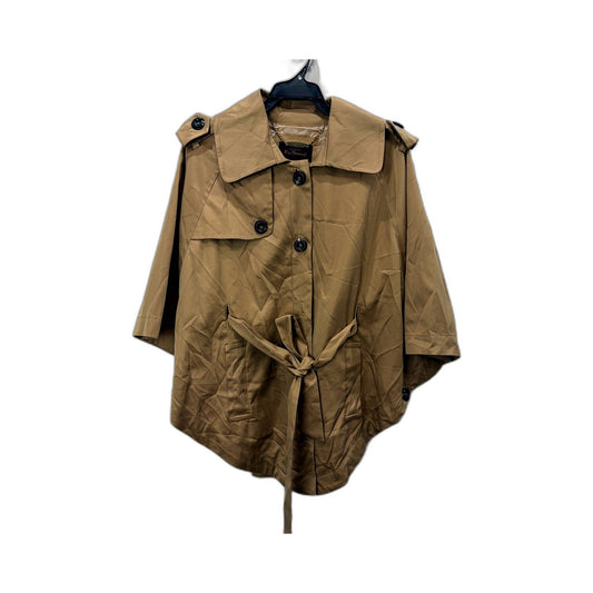 Ben Sherman Womens Belted Tan/Beige Poncho Jacket in Size M