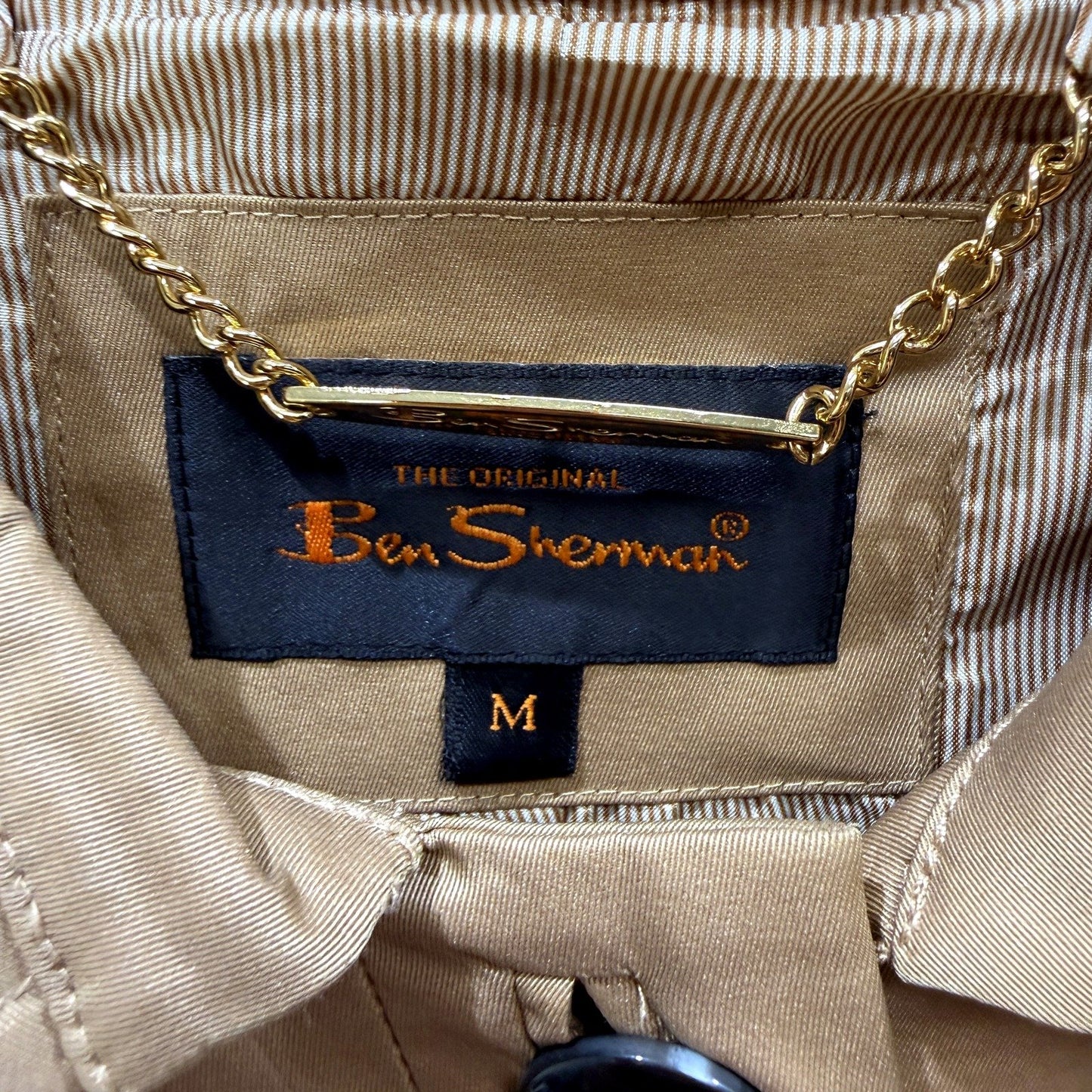 Ben Sherman Womens Belted Tan/Beige Poncho Jacket in Size M