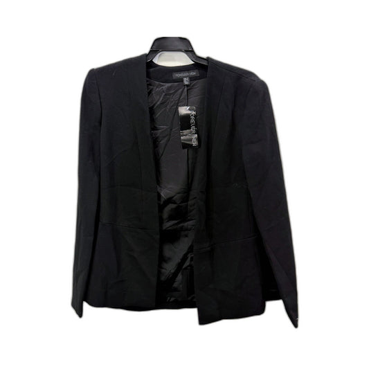 Forever New Womens Sleeveless Poncho Jacket in Black, Size 8 NEW