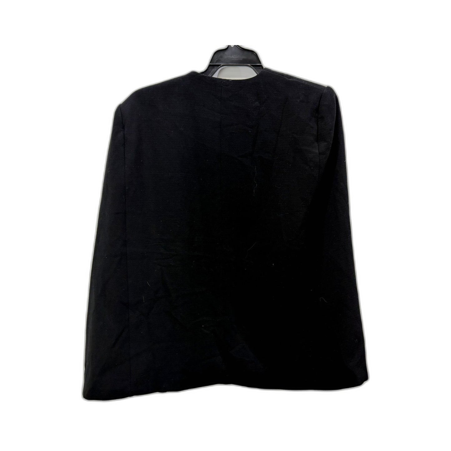 Forever New Womens Sleeveless Poncho Jacket in Black, Size 8 NEW