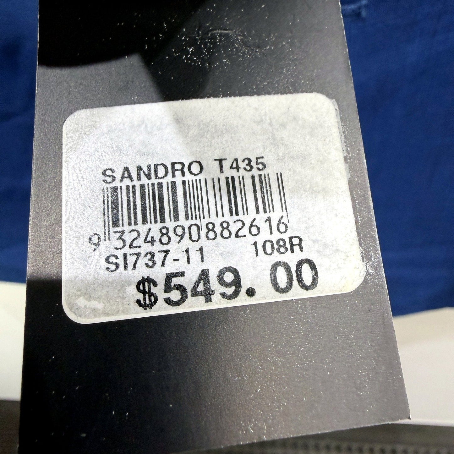 Si by Studio Italia Mens Blue Suit Jacket Quality Tailoring Size 108 REG/96 NEW