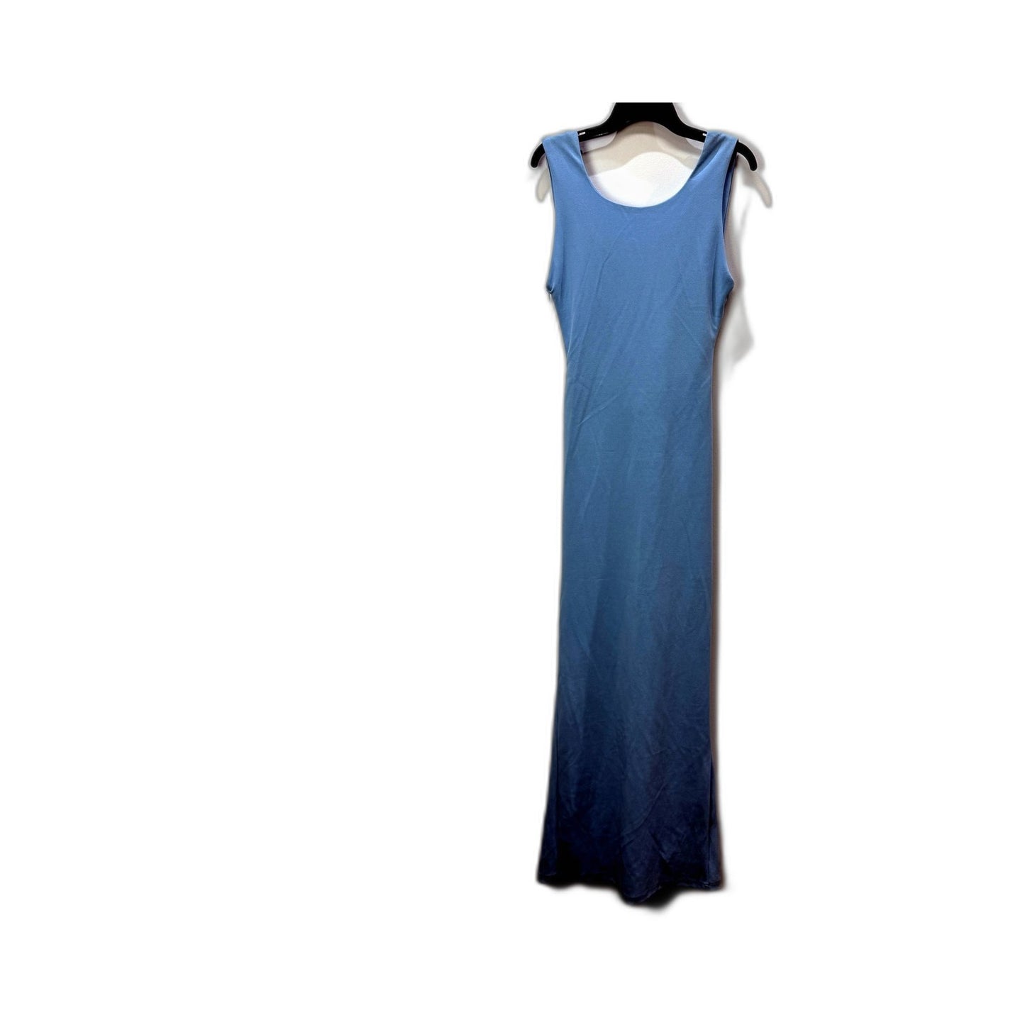 SNDYS Womens Open Back Sleeveless Twist Front Blue Maxi Dress Size S NEW