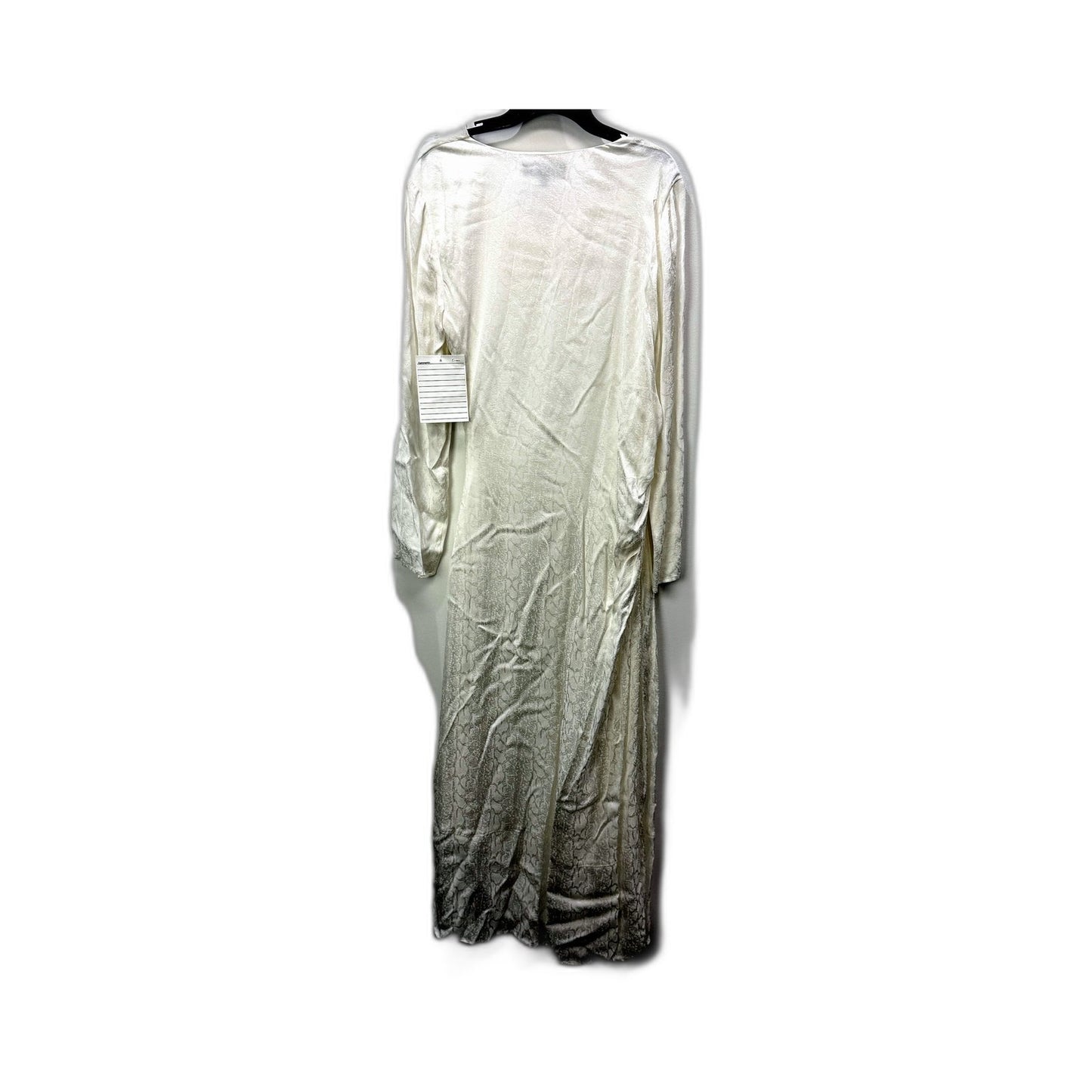 Basque Womens Midi Cocktail Dress - White Formal Party Evening Gown Size 10 NEW