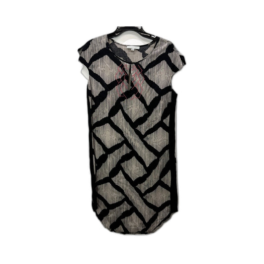 Spencer Lacy Womens Geometric Print Viscose Dress in Black Gray Size 3