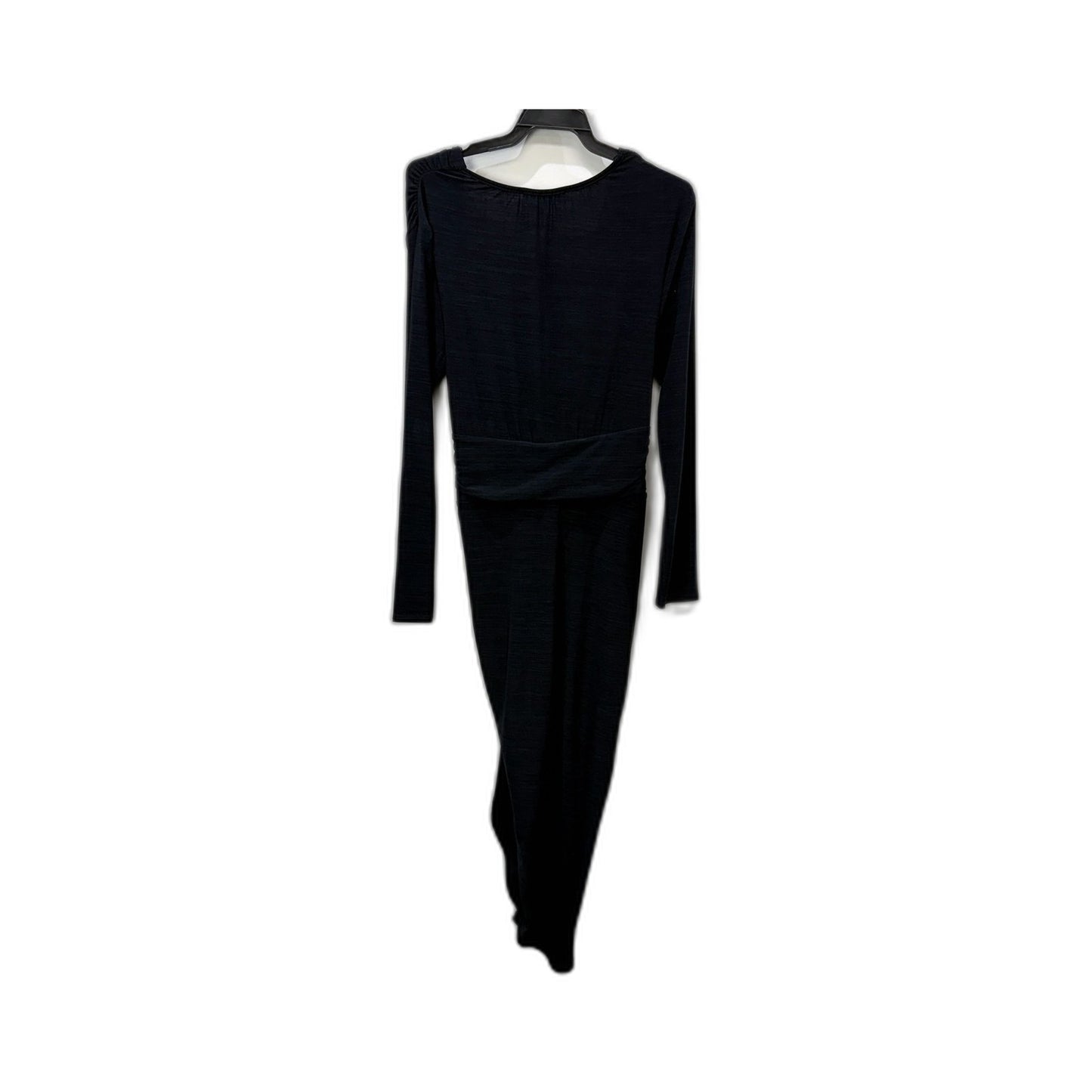 Sheike Womens Spandex Dress Ruched Waist in Black Sz 10