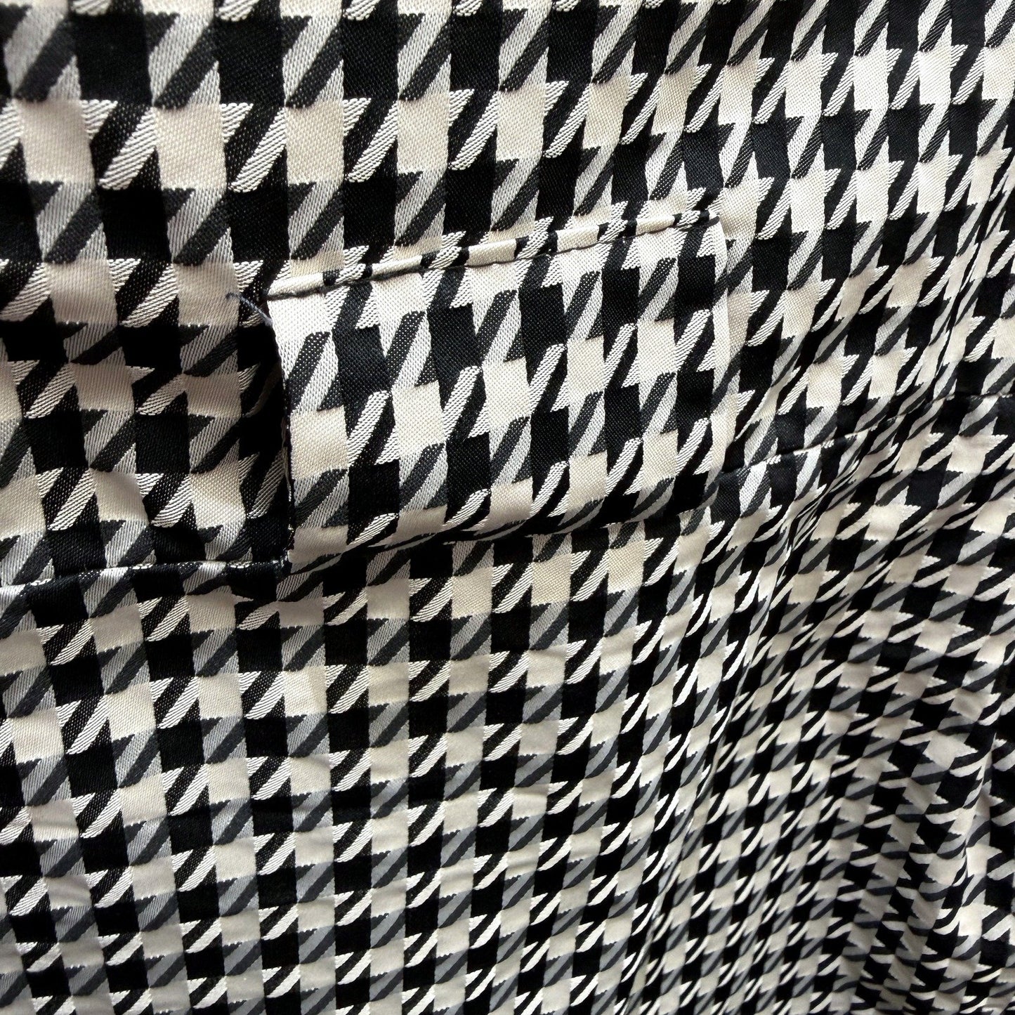 CUE Womens Houndstooth Dress Sleeveless Patterned Black and White Size 14