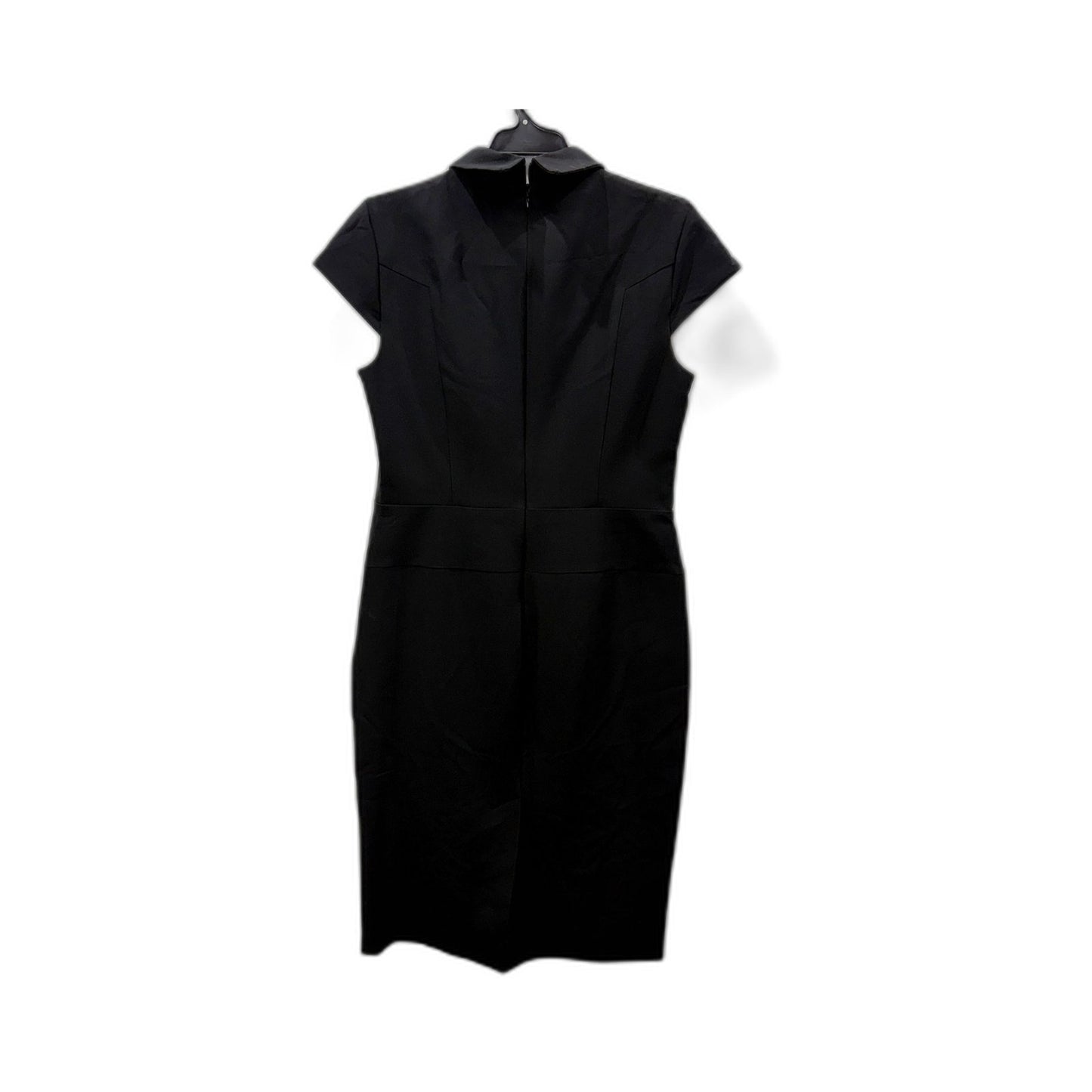 CUE Womens Sleeveless Knee-Length Black Dress - Size 14