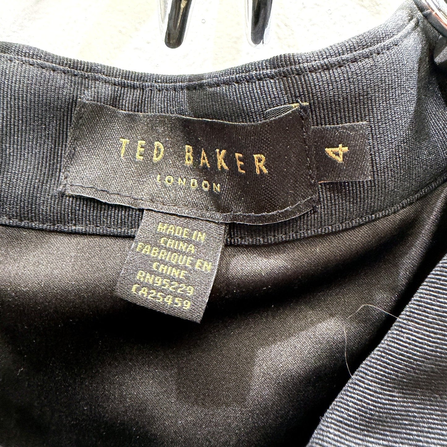 Ted Baker Womens Sleeveless Black Cocktail Dress - Size 4