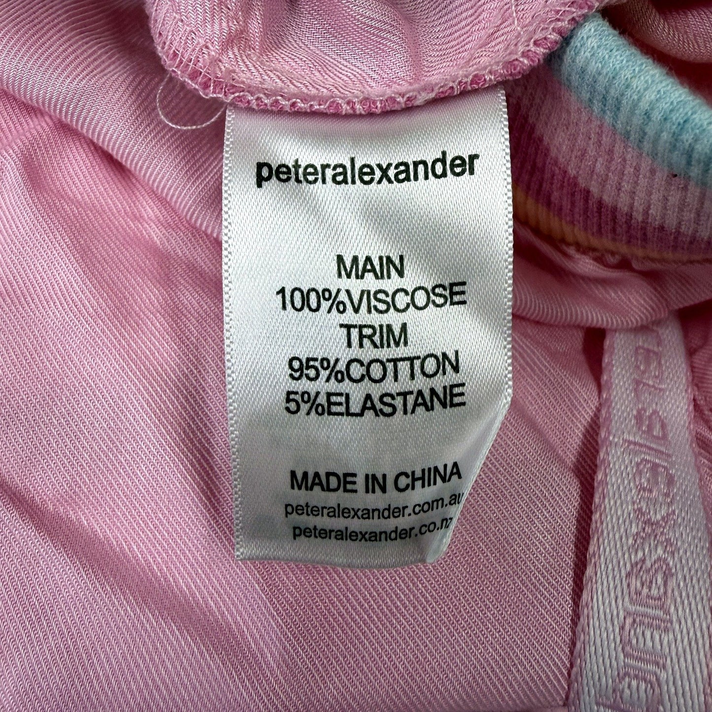 Peter Alexander Womens Striped Casual Shorts in Pink & Multicolor, Size 1+