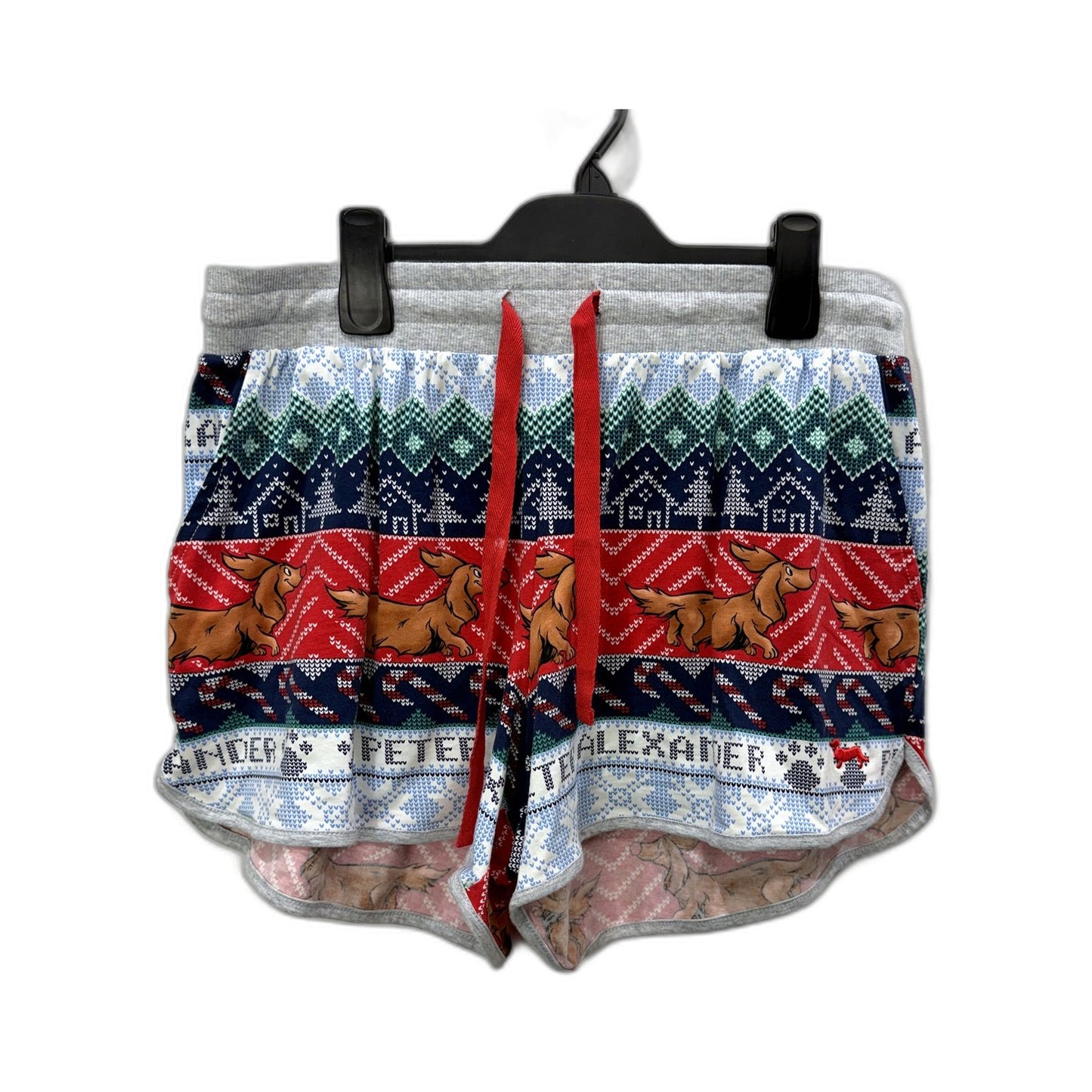 Peter Alexander Womens Printed Shorts Multi Color Patterned Cotton Elastane