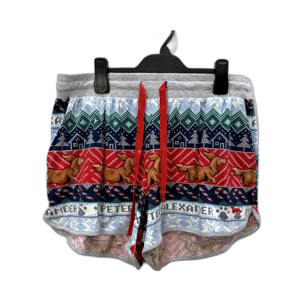 Peter Alexander Womens Printed Shorts Multi Color Patterned Cotton Elastane