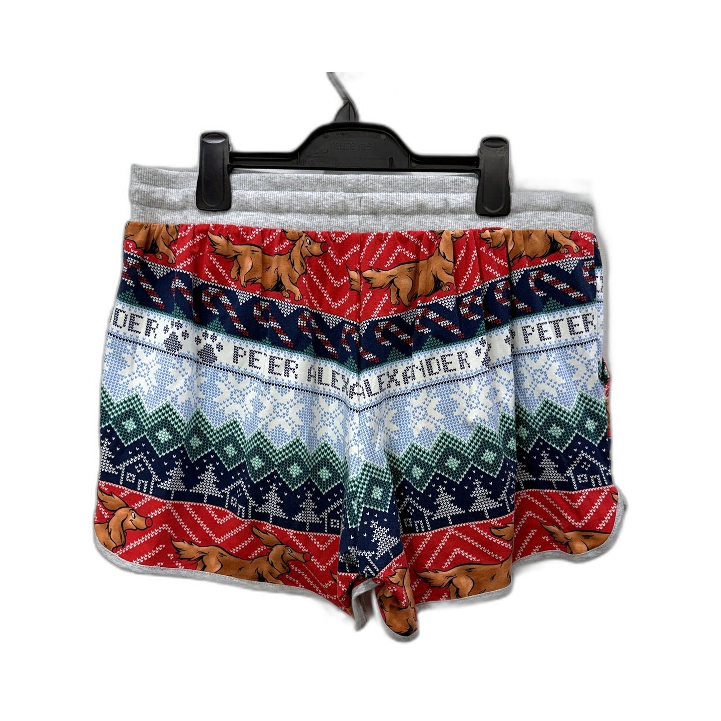 Peter Alexander Womens Printed Shorts Multi Color Patterned Cotton Elastane
