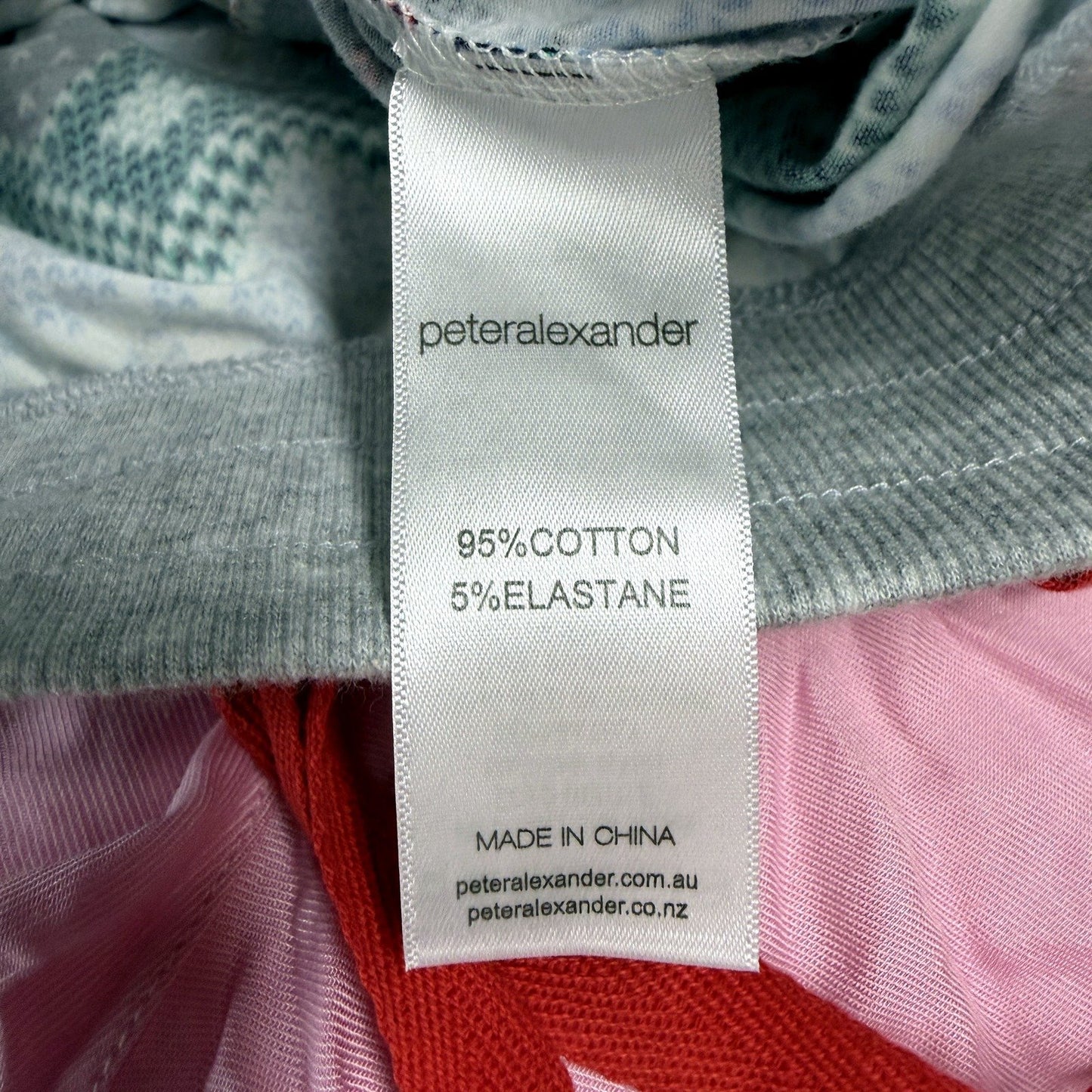 Peter Alexander Womens Printed Shorts Multi Color Patterned Cotton Elastane