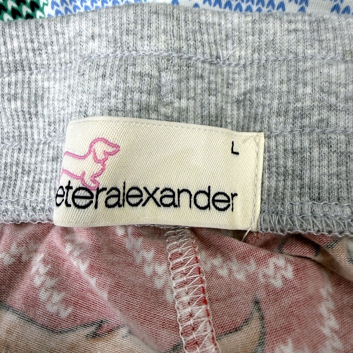 Peter Alexander Womens Printed Shorts Multi Color Patterned Cotton Elastane