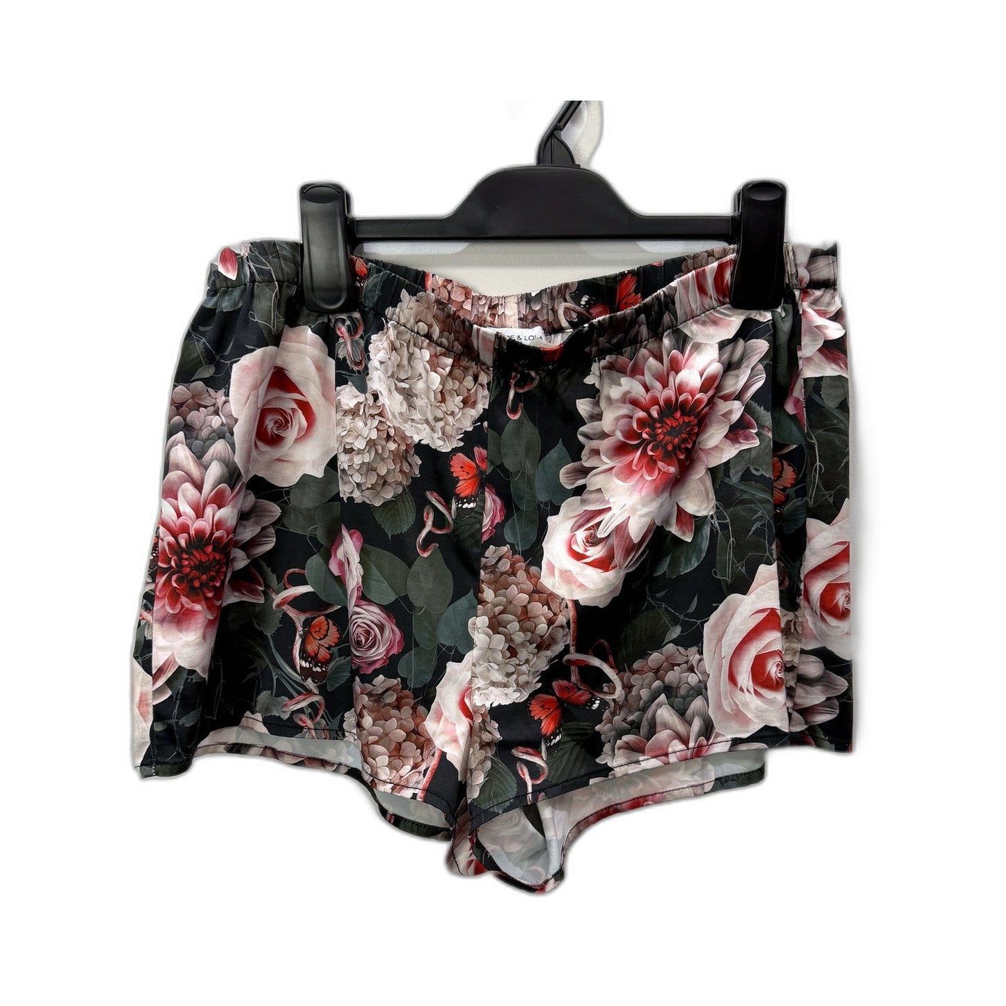 Chloe & Lola Womens Floral Pajama Set Soft Comfortable Multi Color Size Small