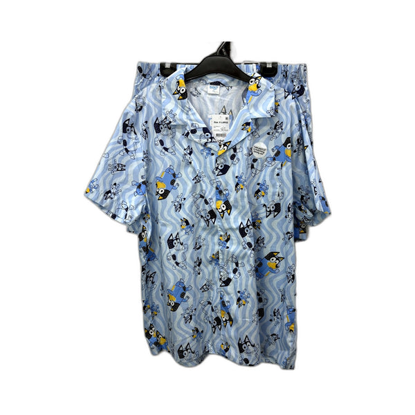 Bluey Mens Cartoon Pajama Set in Multi Color & - XL Size Size X Large NEW