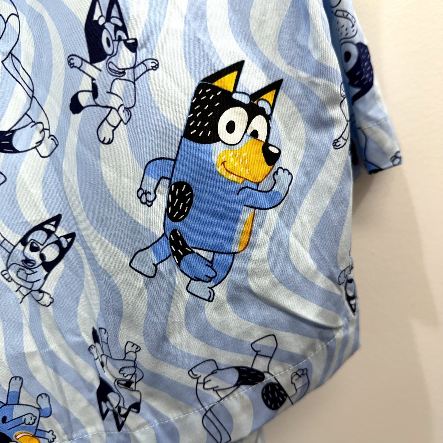 Bluey Mens Cartoon Pajama Set in Multi Color & - XL Size Size X Large NEW