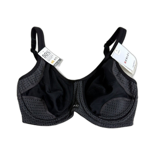 Berlei Womens Electrify Mesh Underwire Bra, Black, Size 10DD NEW