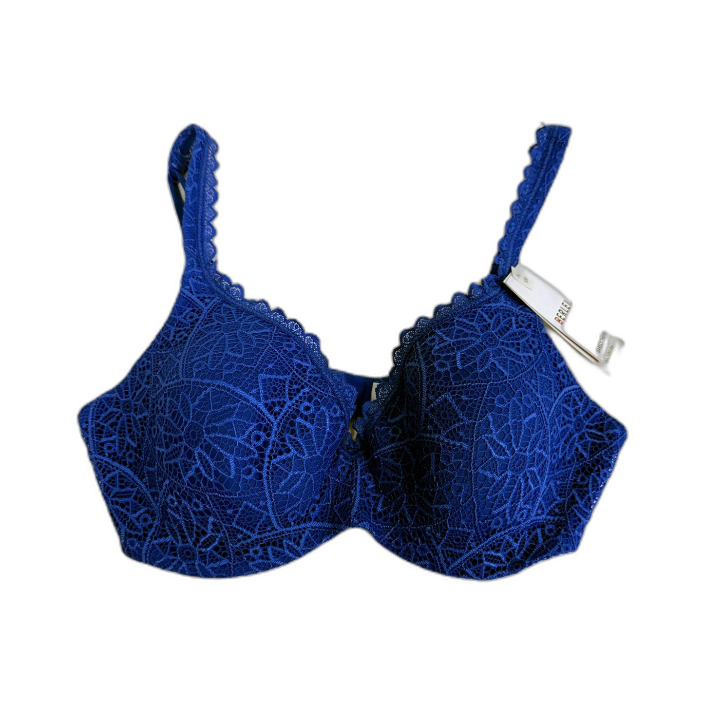 Berlei Womens Barely There Lace T-Shirt Bra Underwire Lingerie Blue Size 12D NEW
