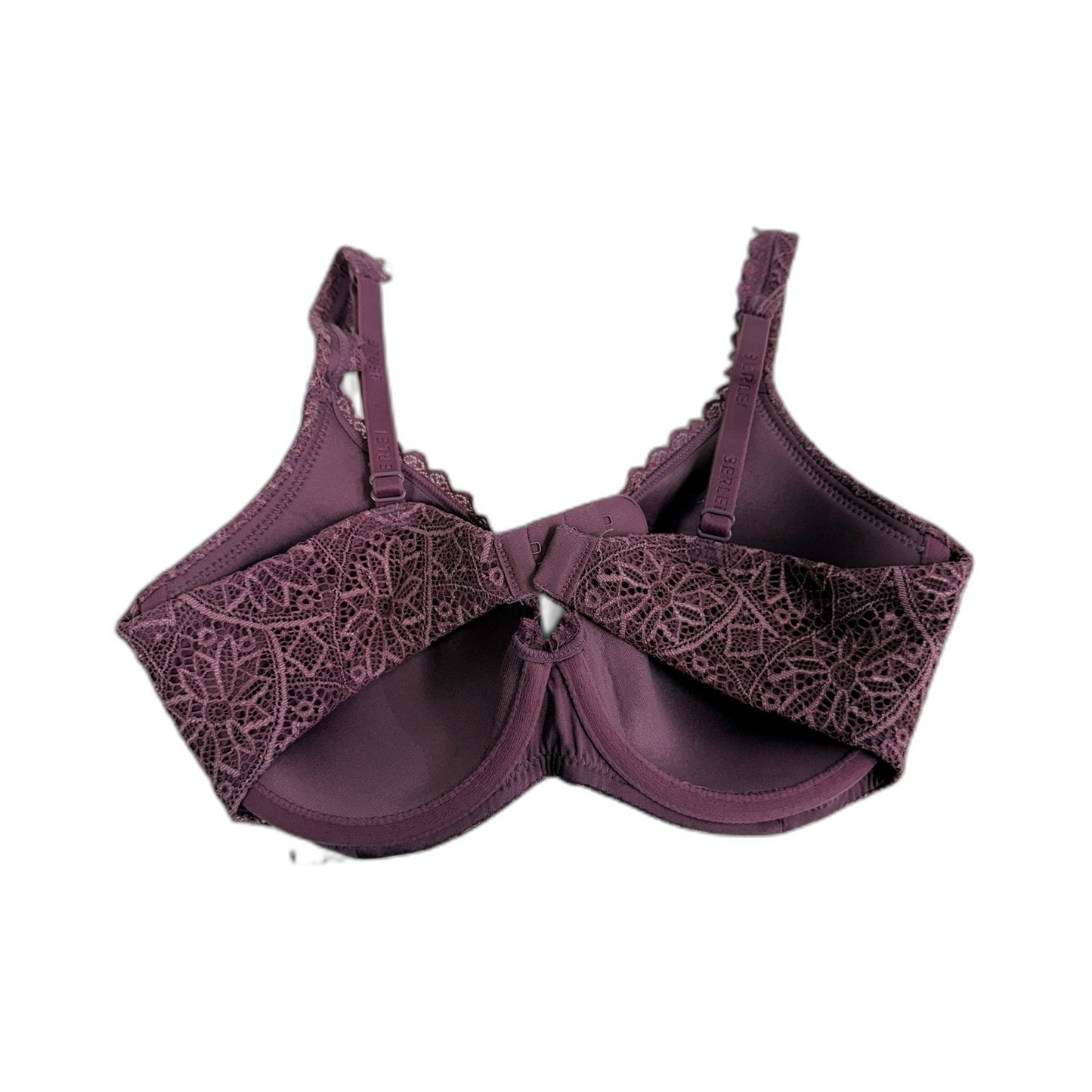 Berlei Womens Lace T-Shirt Bra, Barely There, Purple, Size 12D NEW
