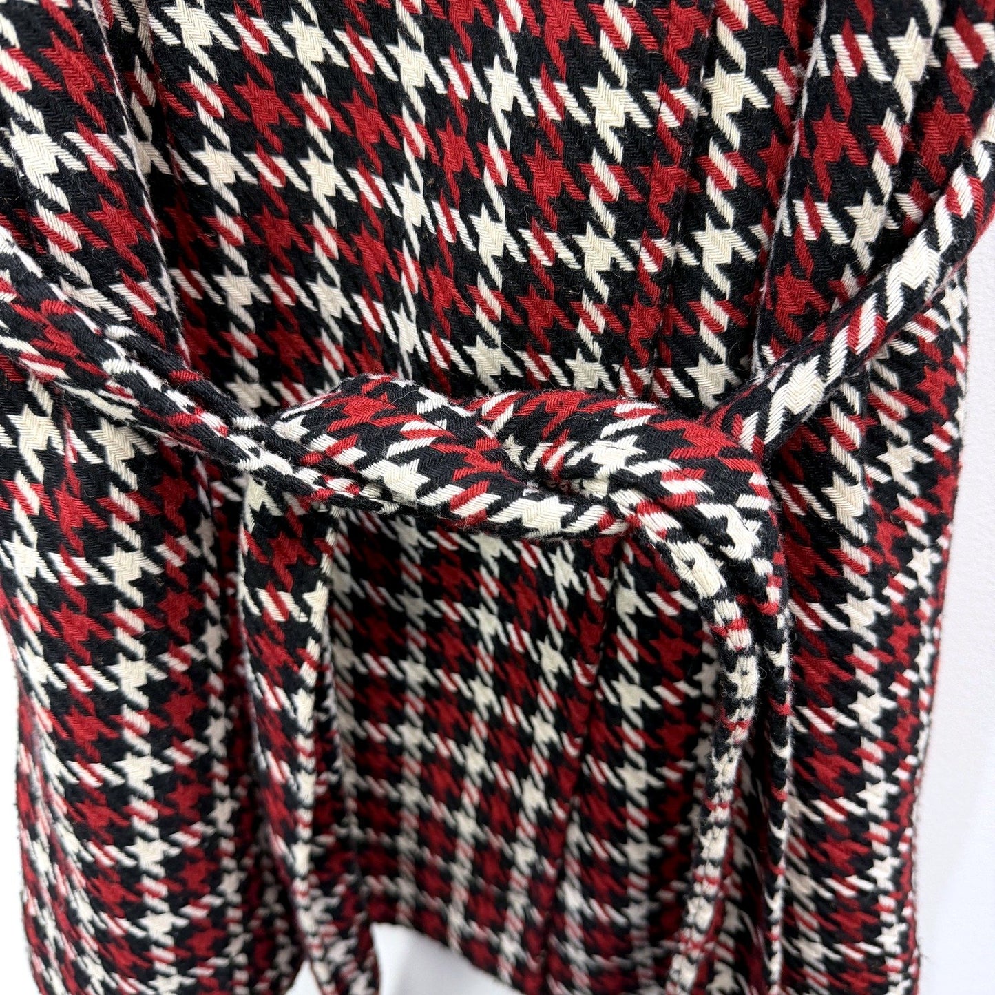 Bardot Womens Plaid Button Front Belted Waist Dress Short Sleeve Size 10