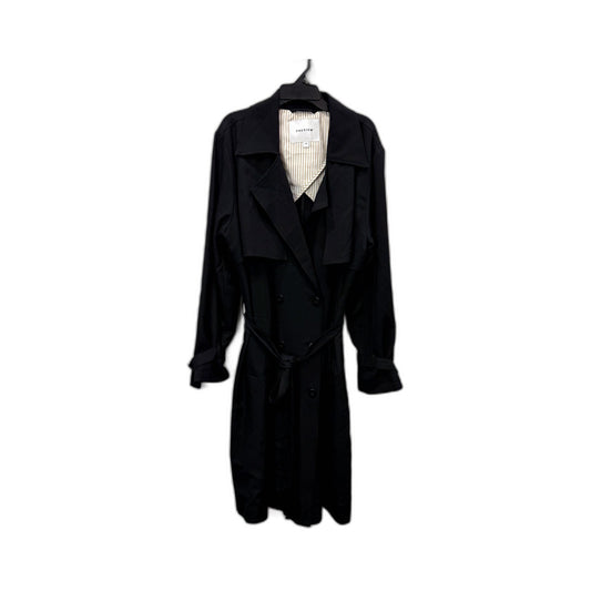 Preview Womens Lightweight Black Trench Coat - Casual Outerwear by NEW