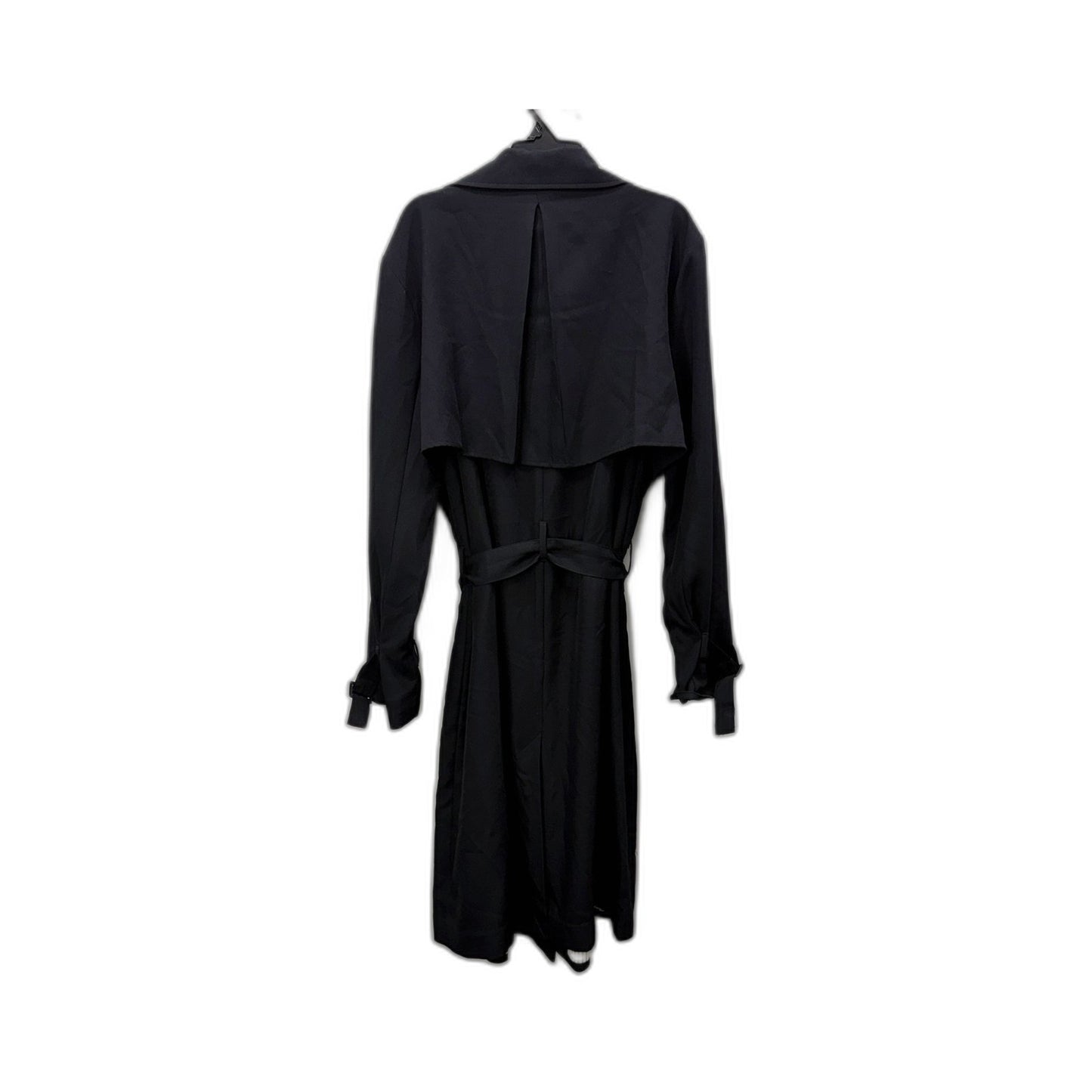 Preview Womens Lightweight Black Trench Coat - Casual Outerwear by NEW