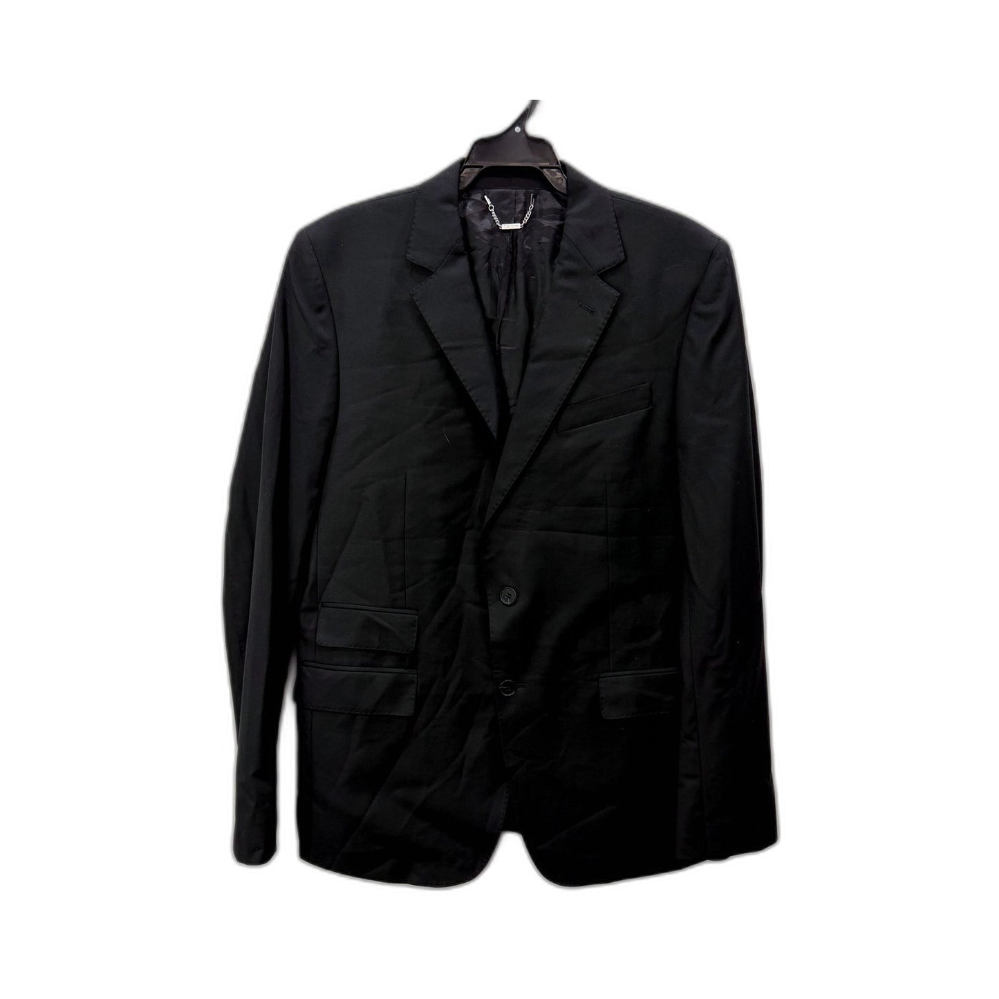 Cambridge Mens Regular Notch Jacket in Black, Size 102R