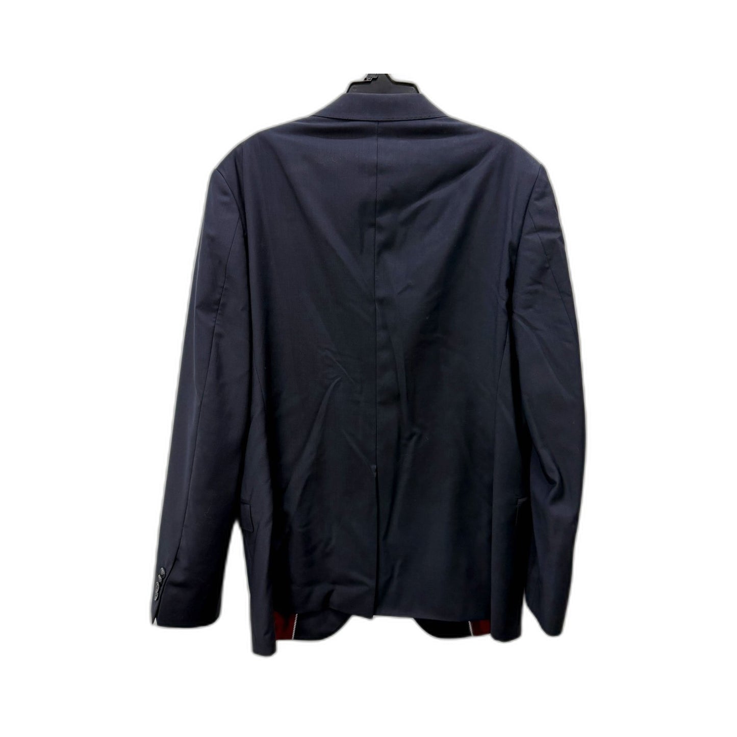 Interview Mens Navy Blue Wool Suit Jacket for 40S Size