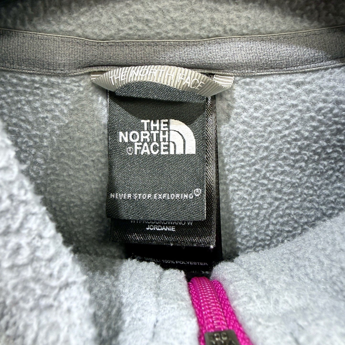 The North Face Womens Pullover Fleece Jacket in Gray, Size M