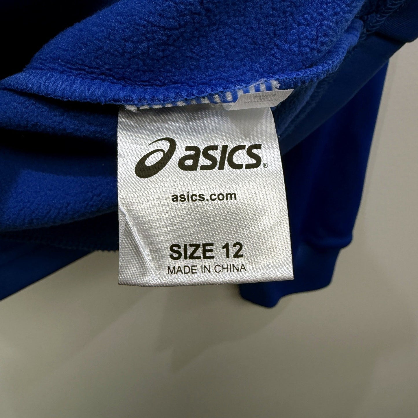 Asics Womens Western Bulldogs Pullover Sweatshirt in Blue, Size 12