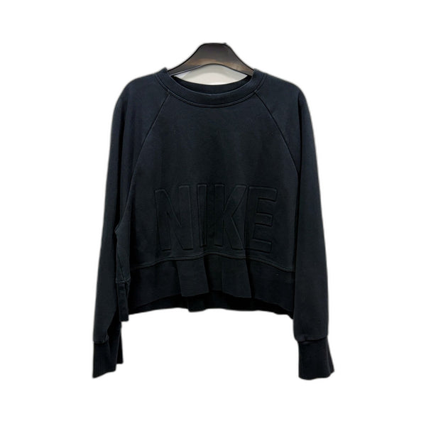 Nike Womens Dri-Fit Pullover Sweatshirt in Black for Active Lifestyle Size S